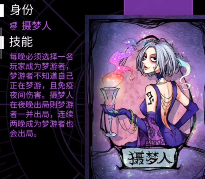 狼人杀摄梦人技能是什么1