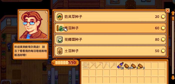 星露谷物语皮埃尔的杂货店有哪些功能_星露谷物语联机版