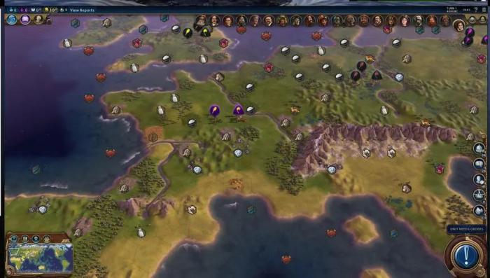 文明6如何开全图地图_文明6 地图