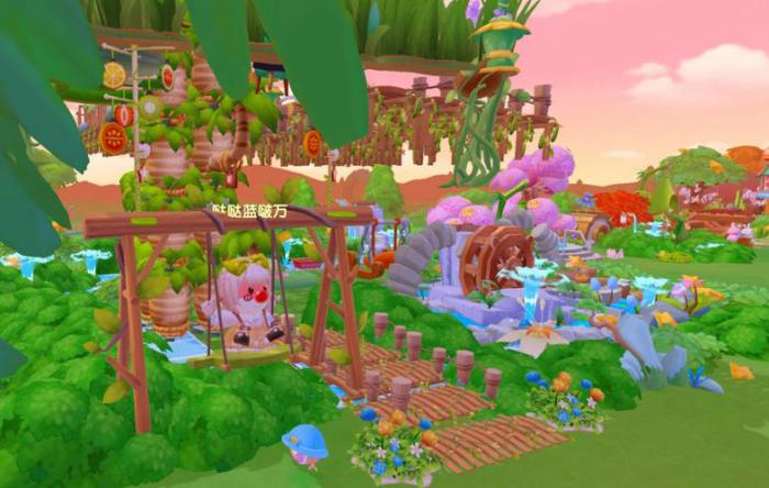 摩尔庄园怎么布置小屋室外2