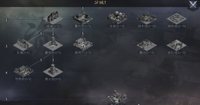 率土之滨兵营怎么建造分城2