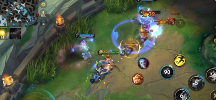 英雄联盟手游战争女神怎么打下路2