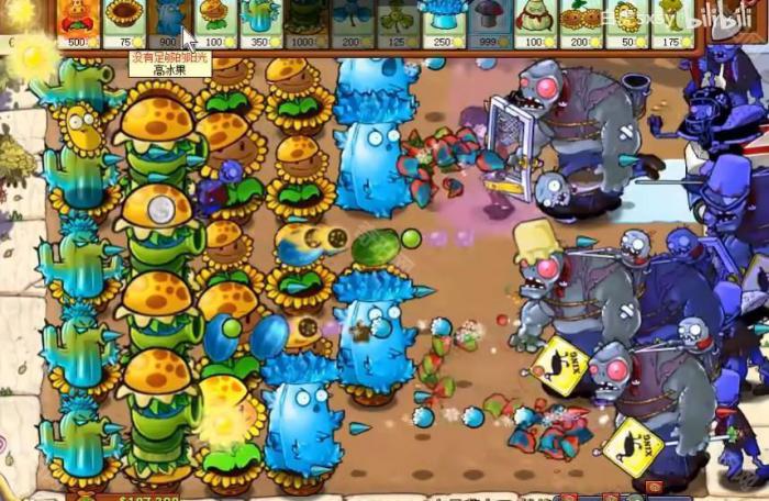 《植物大战僵尸杂交版》挑战模式第34关通关攻略4