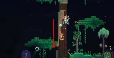 《泰拉瑞亚》微光湖位置方法3