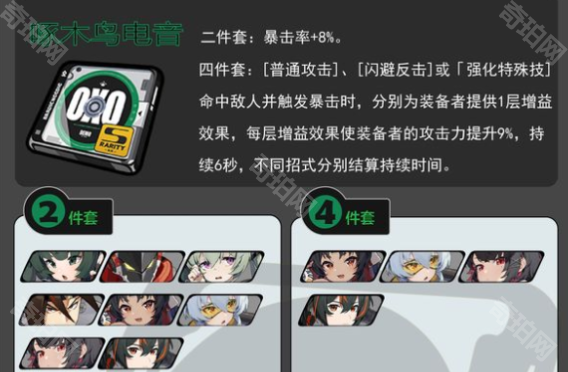 《绝区零》啄木鸟二件套搭配推荐3