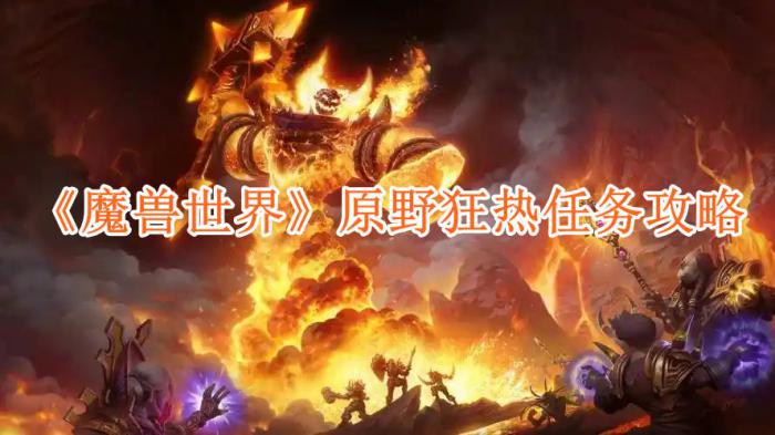 魔兽世界原野狂热任务攻略_狂野任务法