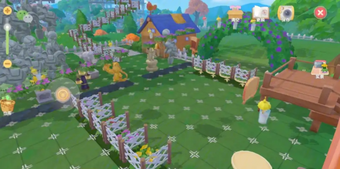 摩尔庄园栏杆怎么围1