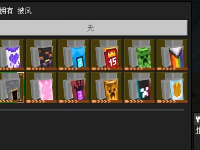 的世界怎样制作披风2