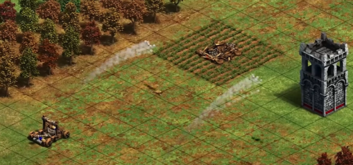 帝国时代2防守怎么克制投石车1