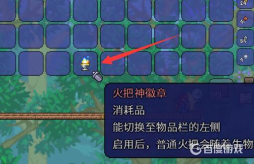 泰拉瑞亚火把神的恩赐怎么使用?2