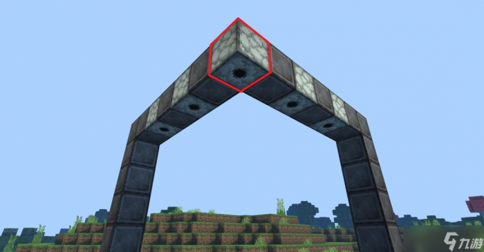 《我的世界》全自动按钮岩浆门建造教学5
