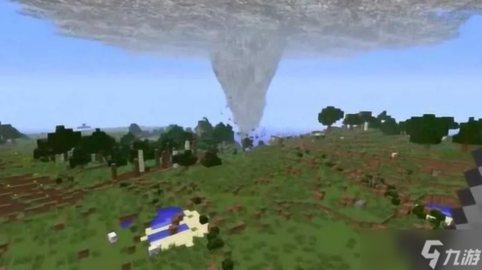 我的世界怎么做龙卷风_我的世界超大龙卷风视频
