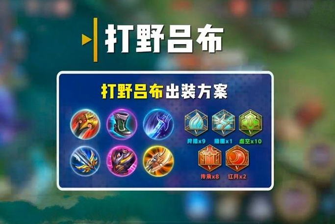 王者荣耀吕布打野出装怎么出1