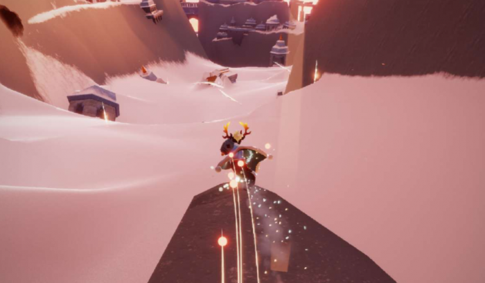 光遇怎么快速通过峡谷赛道3