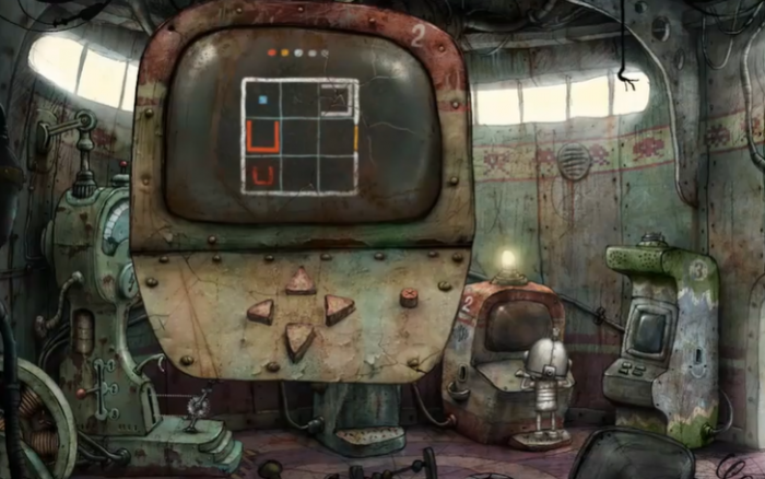 机械迷城第二个游戏机怎么过1